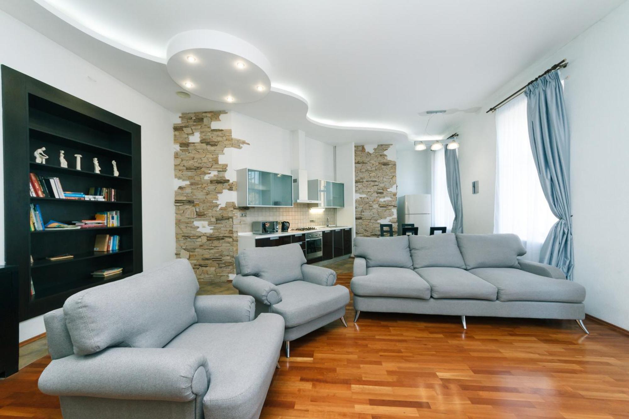 Апартаменты Lux Near Maidan, Khreschutyk 3Br Киев Экстерьер фото